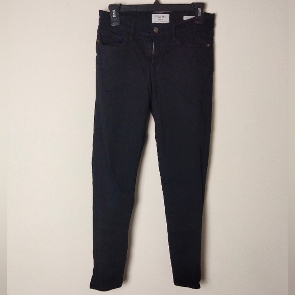FRAME Denim • Le Color Cropin Film Noir - Picture 2 of 11